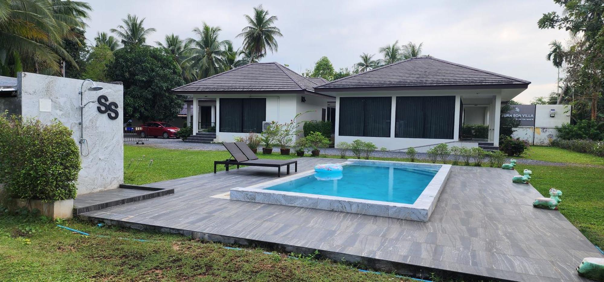 Suan Son Villa Koh Sa Nher สวนสนธิ์วิลล่า เกาะเสนอ Sha 수랏타니 외부 사진